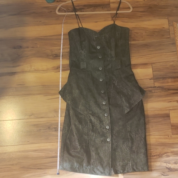 Vintage 80's Strapless Dress, Size 9/10 (sz6) - Picture 4 of 11